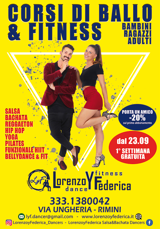 Nuovi corsi di ballo & fitness - Settembre 2019