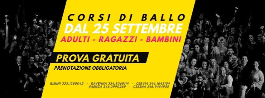 INIZIO CORSI DI BALLO E FITNESS SETTEMBRE 2023